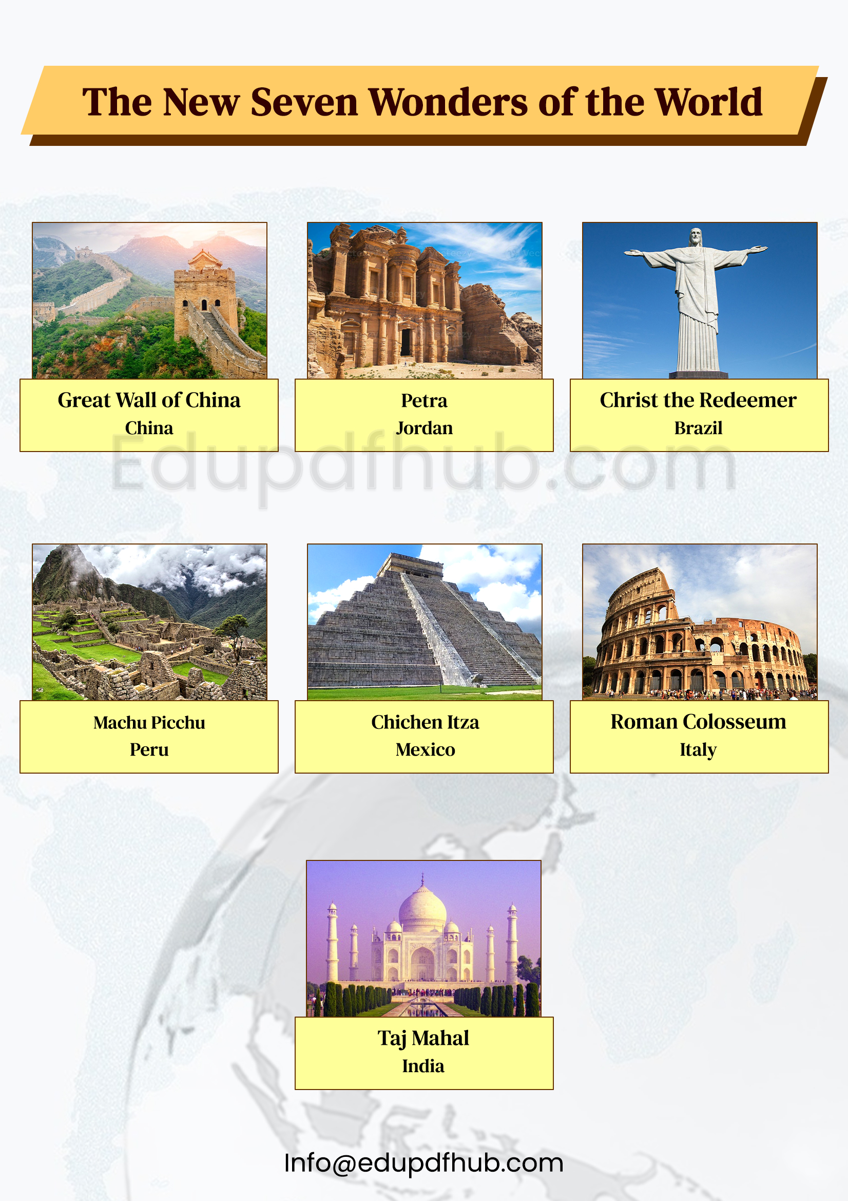 The New Seven Wonders of the World